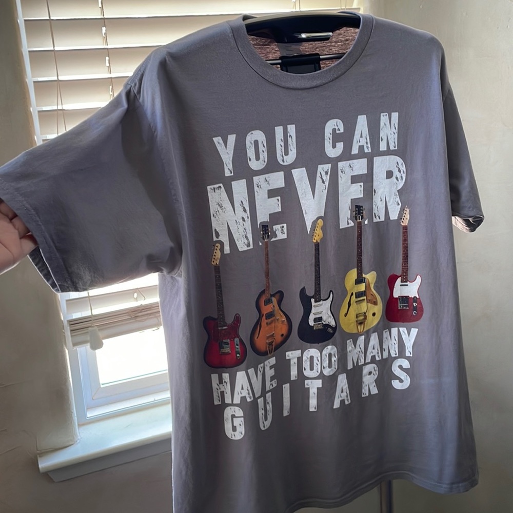 Guitar Shirt Size Large